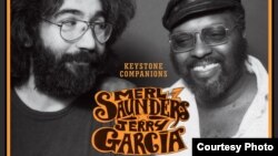 Merl Saunders and Jerry Garcia on the album cover of "Keystone Companians" (Courtesy Concord Records) 