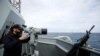 资料照：西班牙海军护卫舰“门德斯·努涅斯号”在地中海参加北约演习。(2017年3月17日)