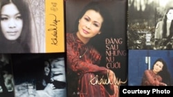 CD nhạc và sách của Khánh Ly đã được phát hành tại Việt Nam (ảnh Bùi Văn Phú)