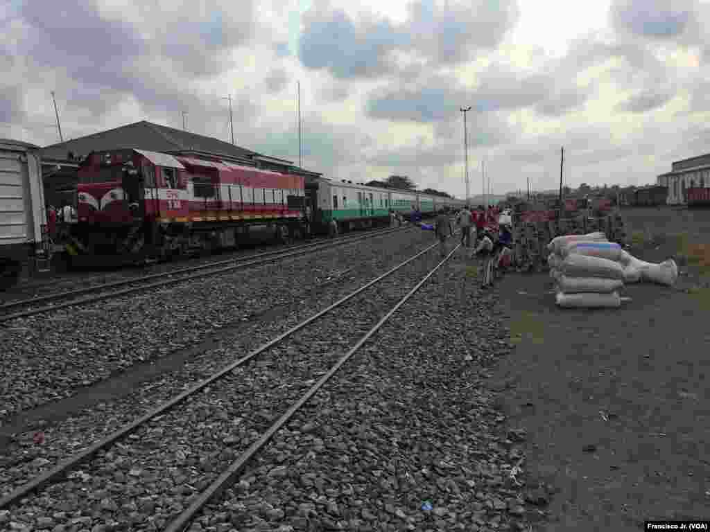 Estação dos Caminhos de Ferro de Moçambique em Moatize