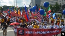 Marcha contra el VIH en Washington