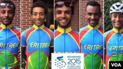 Eritrean Cyclists in Richmond
