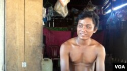 Pa Tou, a 37-year-old rice farmer and resident of Srekor village, says the proposed resettlement site will leave all of the villagers far worse off, Cambodia. (R. Carmichael/VOA)