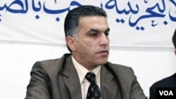 Direktur Pusat Hak Asasi Manusia Bahrain Nabeel Rajab di Manama, Minggu (20/3).