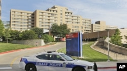 امریکی ریاست ٹیکساس کا وہ اسپتال جہاں ایبولا سے متاثرہ شخص کو رکھا گیا ہے