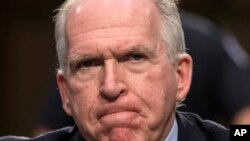 FILE - John Brennan, who was then the director of the CIA, testifies on Capitol Hill in Washington, June 16, 2016.