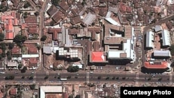 FILE - Maekelawi, the main federal police and detention center in Addis Ababa, Ethiopia, was denounced by rights groups and was closed in April. (©DigitalGlobe 2013 / Source: Google Earth)