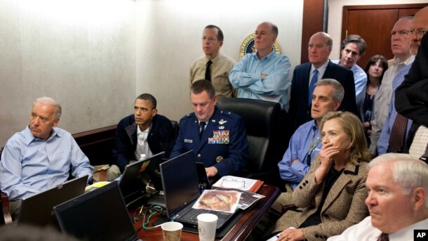 Obama mencionó sus victorias en materia antiterrorista, como la muerte de Osama Bin Laden.