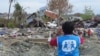 Puing-pung bangunan rumah warga yang rusak terdampat likuifaksi di kelurahan Petobo, Kecamatan Palu Timur, Sulawesi Tengah, 11 Oktober 2018. (Foto: Yoanes Litha)