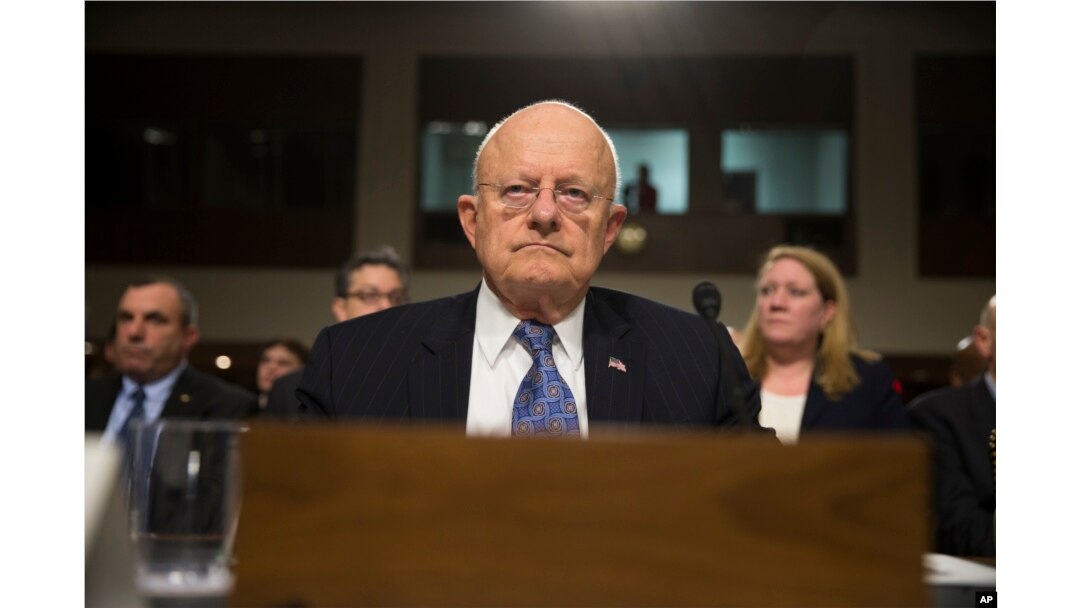 FILE - Director of National Intelligence James Clapper.