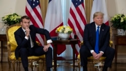 Trump y Macron protagonizaron un debate por temas como la salida de Estados Unidos de Siria.