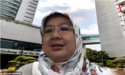 Juru bicara Kementerian Kesehatan Siti Nadia. (Foto:VOA)