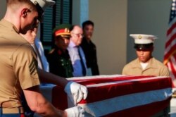 Lễ bàn giao một bộ hài cốt được cho là của quân nhân Mỹ vừa diễn ra ở Hà Nội, Đại sứ quán Mỹ tại nói hôm 28/7