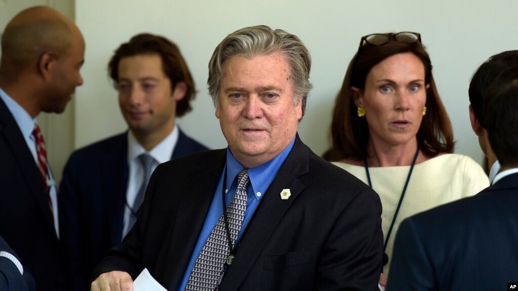 Chiến lược gia của Tòa Bạch Ốc, Stephen Bannon. 