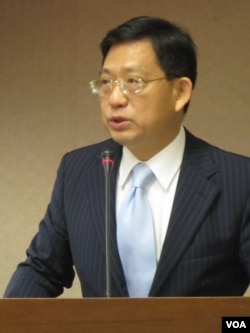 台湾执政党国民党立委 吴育升（美国之音张永泰拍摄）