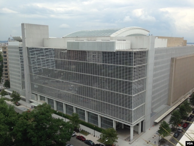 世界银行在华盛顿的总部大楼(资料照)