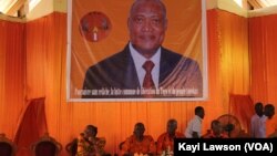 Lors du congrès de l’ANC, à Lomé, le 18 octobre 2019. (VOA/Kayi Lawson)
