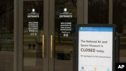 Bảo tàng Smithsonian về Không gian và Vũ trụ ở thủ đô Washington DC bị đóng cửa