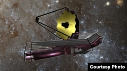 The James Webb Space Telescope, with a mirror five times larger than that of the Hubble Space Telescope, has been used to spot a new, Jupiter-like planet outside our solar system. (NASA/JWST)