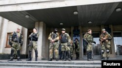 星期一,親俄示威者又佔領了戈爾洛夫卡的政府樓。