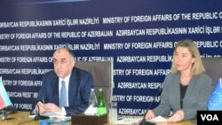 Elmar Məmmədyarov və Federika Moqerini