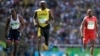 Jamaica's Usain Bolt Takes Olympic Gold in 100 Meter Dash