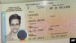 NSA leaker Edward Snowden received this temporary asylum visa to Russia on Thursday, August 1.