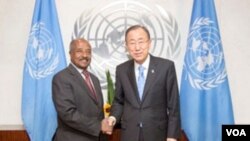Eritrean FM Osmana Salih -Ban ki-MOON