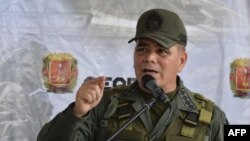 El ministro de Defensa de Venezuela, el general Vladimir Padrino López, pronunció un discurso durante la ceremonia de lanzamiento del "Plan de Republica". Foto de archivo.