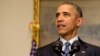 President Barack Obama speaks about the Paris climate agreement from the Cabinet Room of the White House in Washington, Dec. 12, 2015.