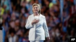 Hillary Clinton a accepté jeudi, 28 juillet, son investiture devant les délégués à la convention démocrate è Philadelphie.