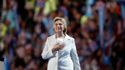 Hilari Klinton prihvata demokratsku predsedničku nominaciju na konvenciji svoje stranke u Filadelfiji, 2016.