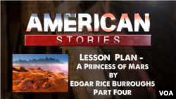 Lesson Plan Cover for A Princess of Mars Part Four