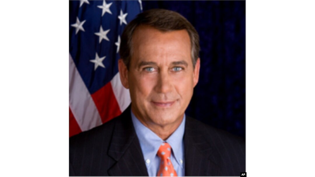 John Boehner, speaker of the US House of Representatives, is third in line to the US presidency.