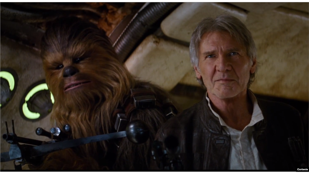 Một cảnh trong phim 'Star Wars: The Force Awakens'.