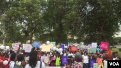 Marcha contra criminalização do aborto em Luanda