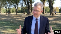 U.S. Ambassador Daniel Rosenblum to Uzbekistan, talking to VOA's Navbahor Imamova in Washington, September 25, 2019