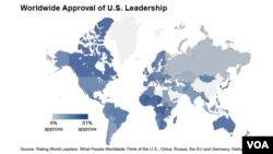 Worldwide Approval of U.S. Leadership