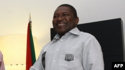 Le président mozambicain Filipe Nyusi à Maputo, Mozambique, 7 février 2015