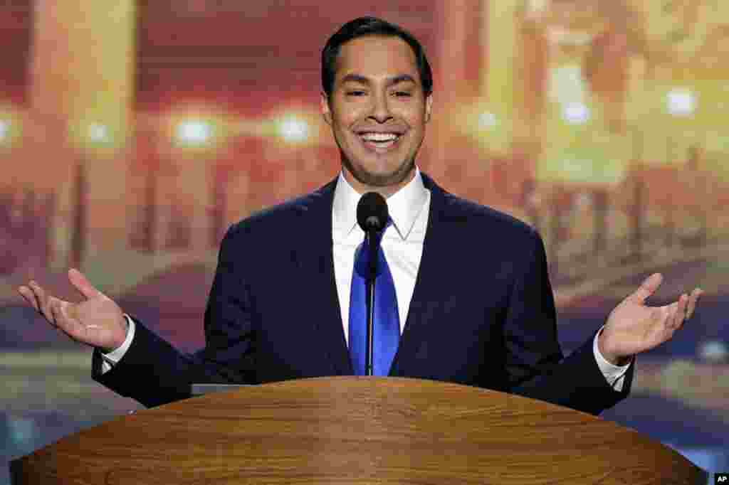 Le maire de Santonio, Julián Castro, principal orateur de la Convention démocrate 2012 