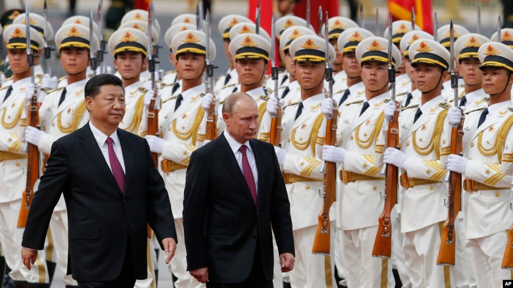 Владимир Путин и Си Цзиньпин, Китай, Пекин, 8 июня 2018 