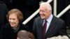 Former President Jimmy Carter and former first lady Rosalynn Carter arrive during the 58th Presidential Inauguration at the U.S. Capitol in Washington, Jan. 20, 2017.