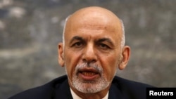 FILE - Afghan President Ashraf Ghani. 