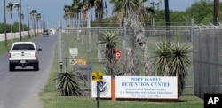 A U.S. Border Patrol truck enters the Port Isabel Detention Center, which holds detainees of U.S. Immigration and Customs Enforcement, June 26, 2018, in Los Fresnos, Texas.