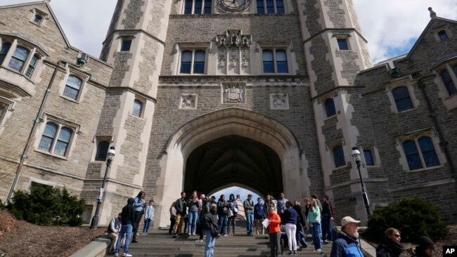 A view of Princeton University. Keith Whittington, a professor there, is one of the founders of the Academic Freedom Alliance. (AP Photo/Seth Wenig)