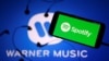 Débuts en fanfare pour Spotify à Wall Street