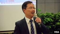 香港公民黨立法會議員郭家麒。(美國之音湯惠芸)