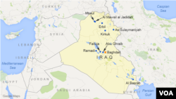 Bashir is located 16 miles south of the city of Kirkuk