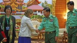 VOA ညွန်ကြားရေးမှူး မြန်မာတပ်ချုပ်နဲ့ တွေ့ဆုံ