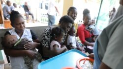 Food is served in a program for undernourished children at St. Luke Hospital in Port-au-Prince, Haiti, January 29, 2020.